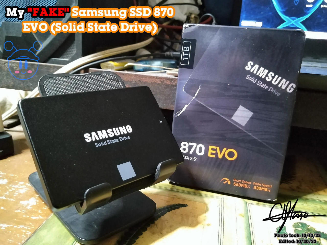 My FAKE Samsung SSD 870 EVO by murumokirby360 on DeviantArt