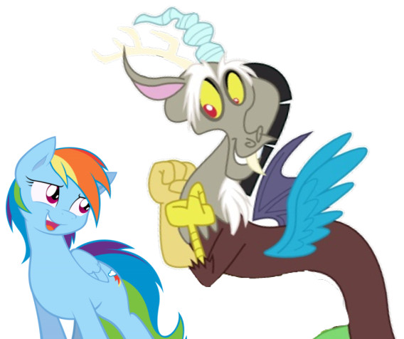 Discord X Rainbow Dash