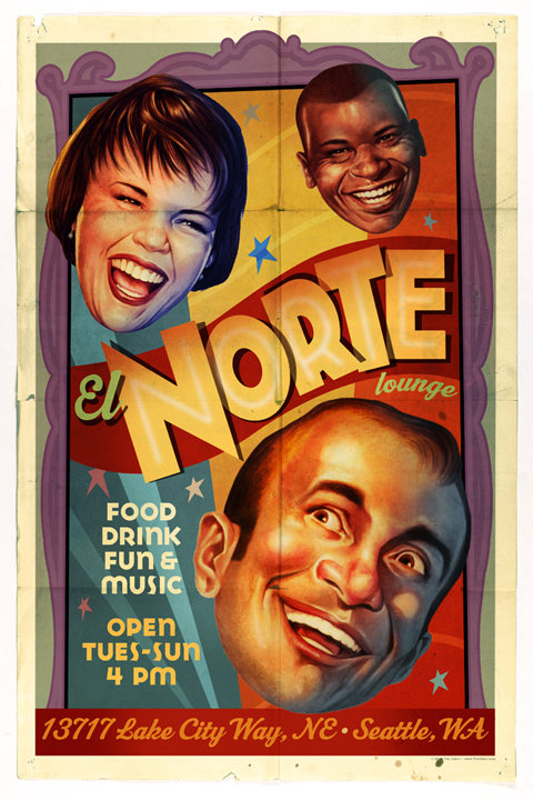 El Norte restaurant poster