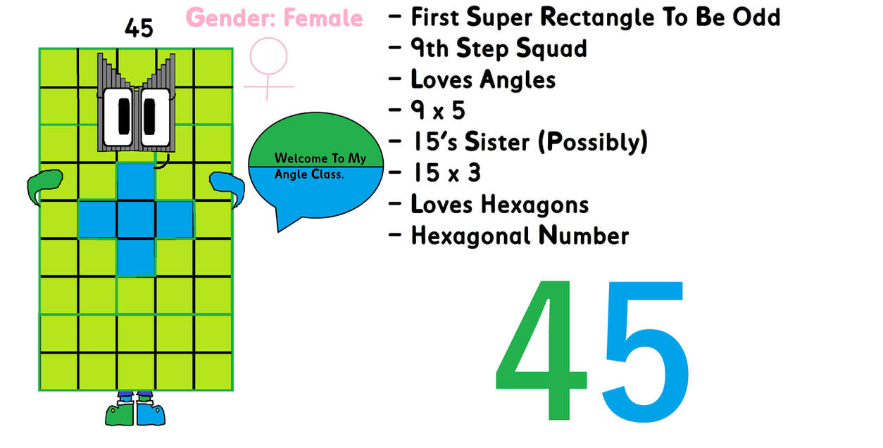 My Numberblock 45 by ArbaTube35 on DeviantArt