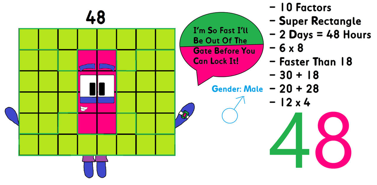 My Numberblock 48 by ArbaTube35 on DeviantArt