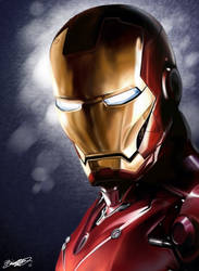 Ironman digital painting