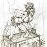 Rogue Cowgirl -Sketch