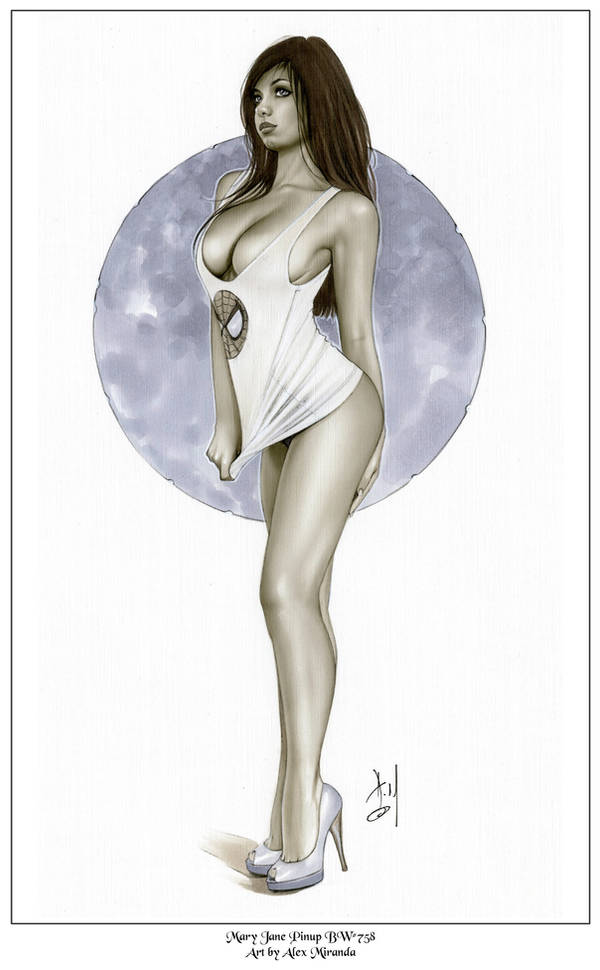 MARY JANE Bw758 by AlexMirandaArt