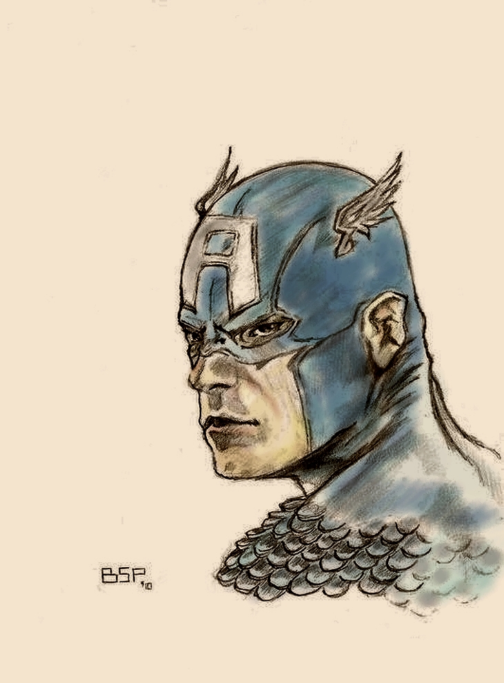 Captain America Colored