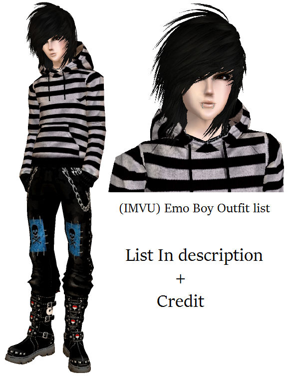 Emo boy (Roblox outfit)  Emo boy outfits, Roblox, Emo boy outfit