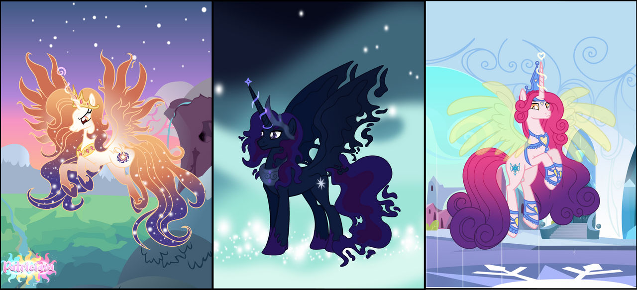 MLP (Headcanon) The ancient rulers by patriciava on DeviantArt
