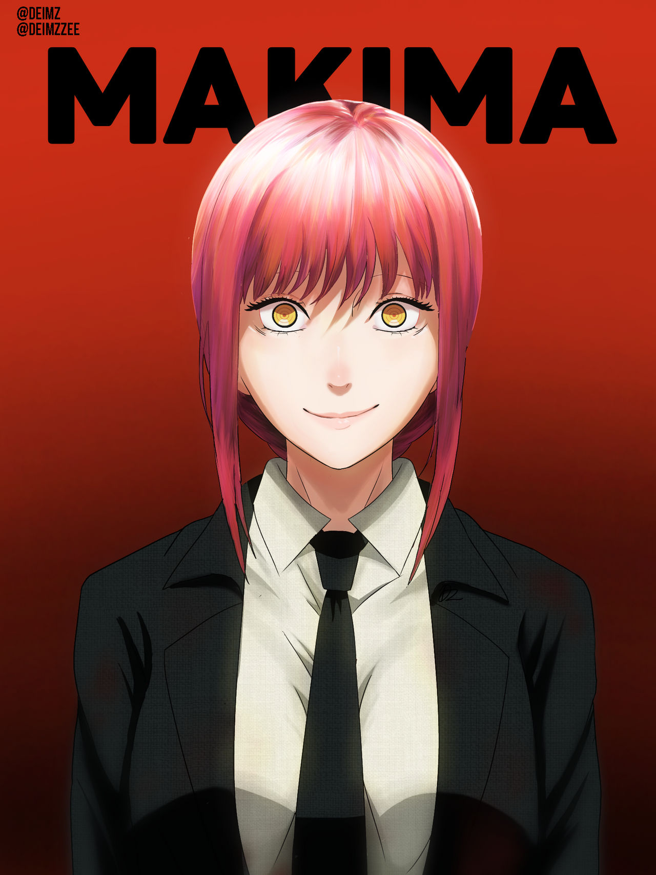Makima poster (Chainsaw Man) by Deimzzee on DeviantArt