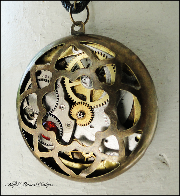 Circle Steampunk Pendant