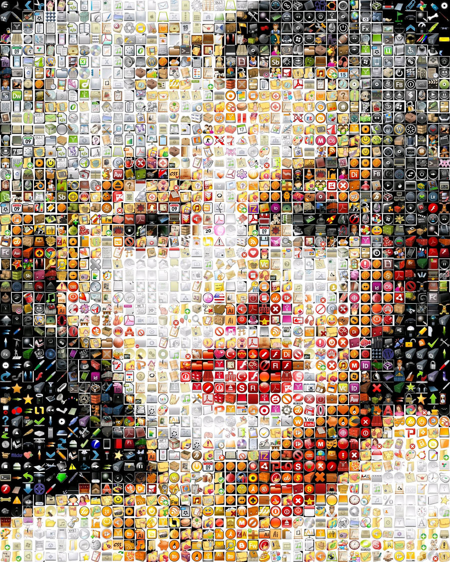 Marilyn Monroe mosaic