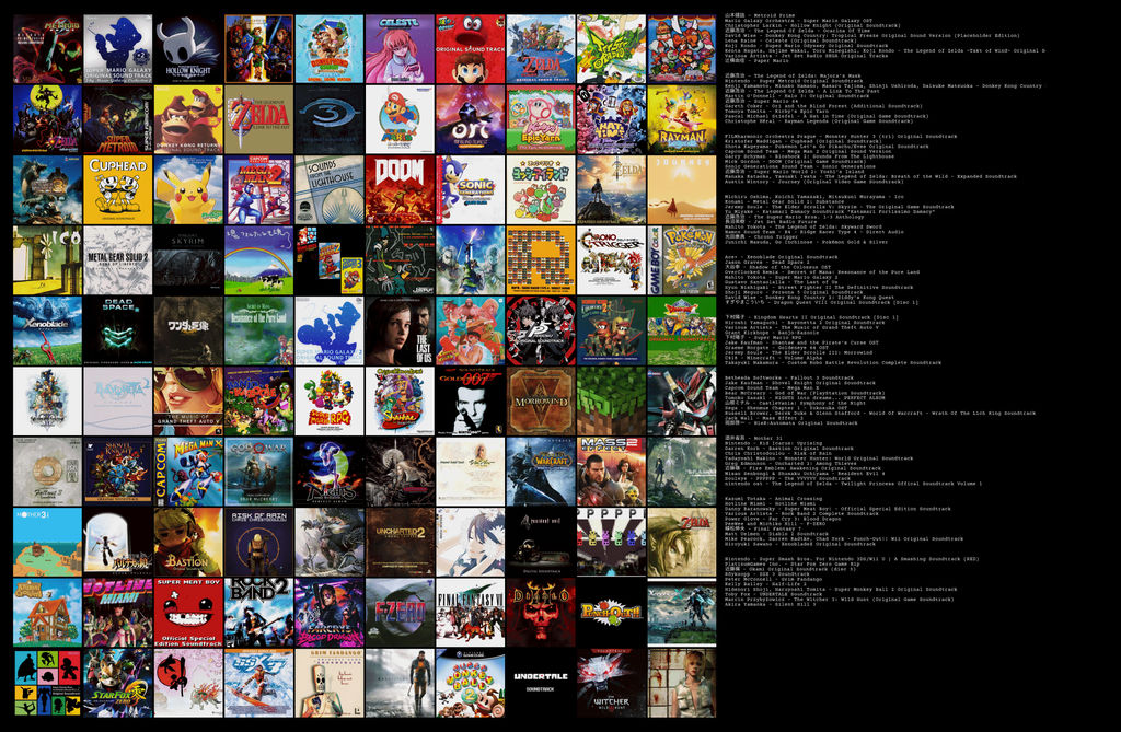 Top 100 Video Game Soundtracks on DeviantArt