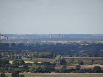 Newark and Long Bennington from Barrowby Church