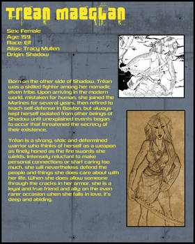 Urban Arcana Characters: Trean