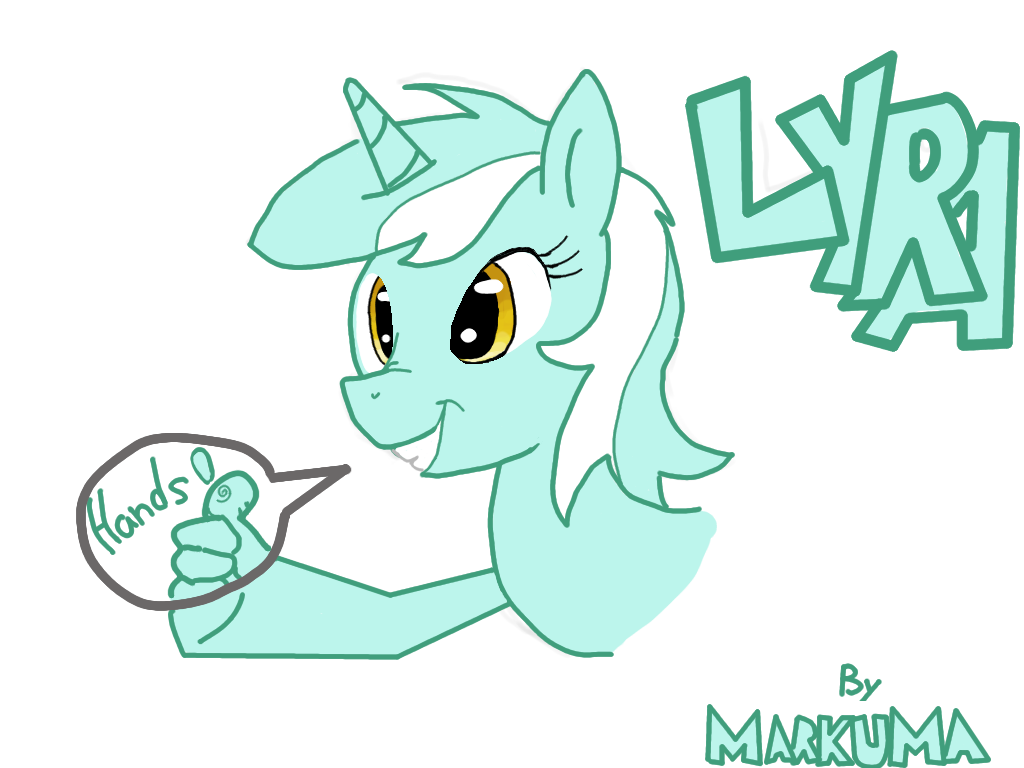 Lyra Spreading the word...Hands!