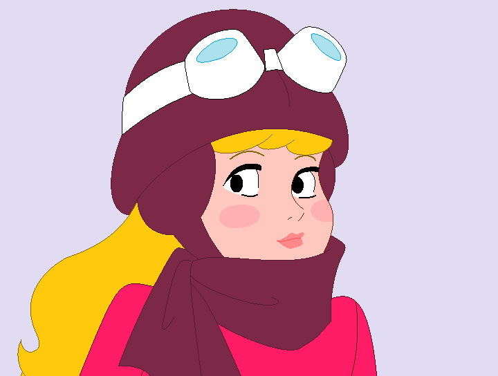 Cute smile of Penelope Pitstop - pixel art