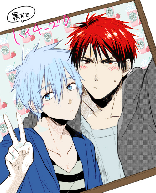 [Kuroko x Kagami]\Colored and modified by me.