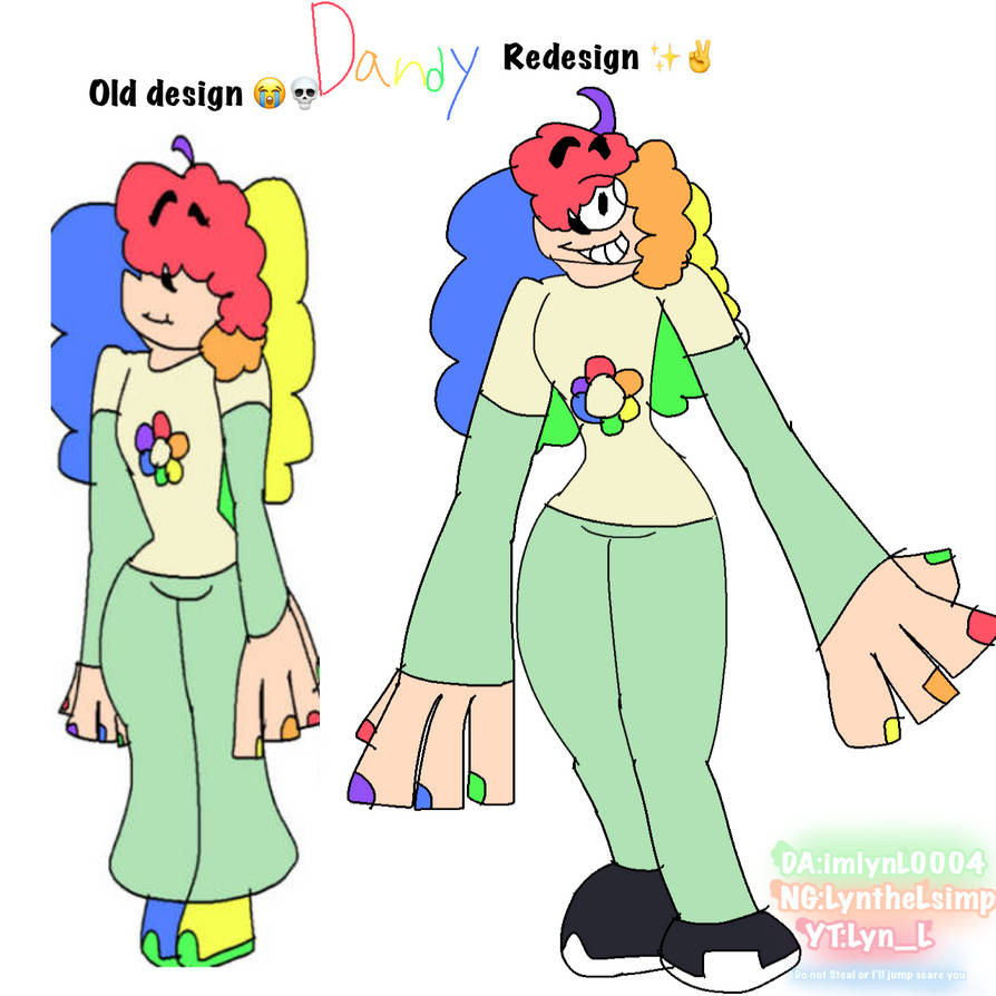 Dandy's World - human Dandy Redesign by imlynL0004 on DeviantArt