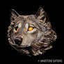 Wolf sconce