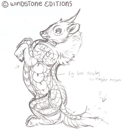 Kirin pyo idea sketch