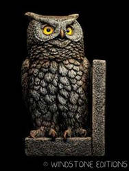 Large owl bookend