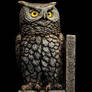 Large owl bookend