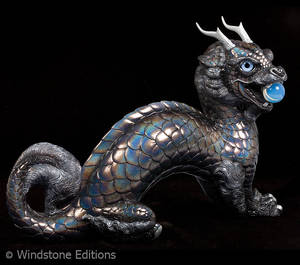 Rainbow Glitter Moon dragon