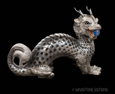 Silver Koi Moon Dragon