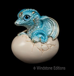 Aquamarine Hatching Dragon V2