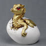 Golden hatching dragon