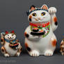 Sushi Cats sculptures