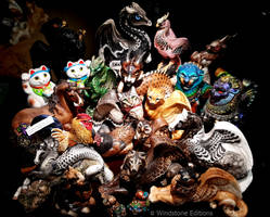 Group Shot Of my Pyo Test Paints