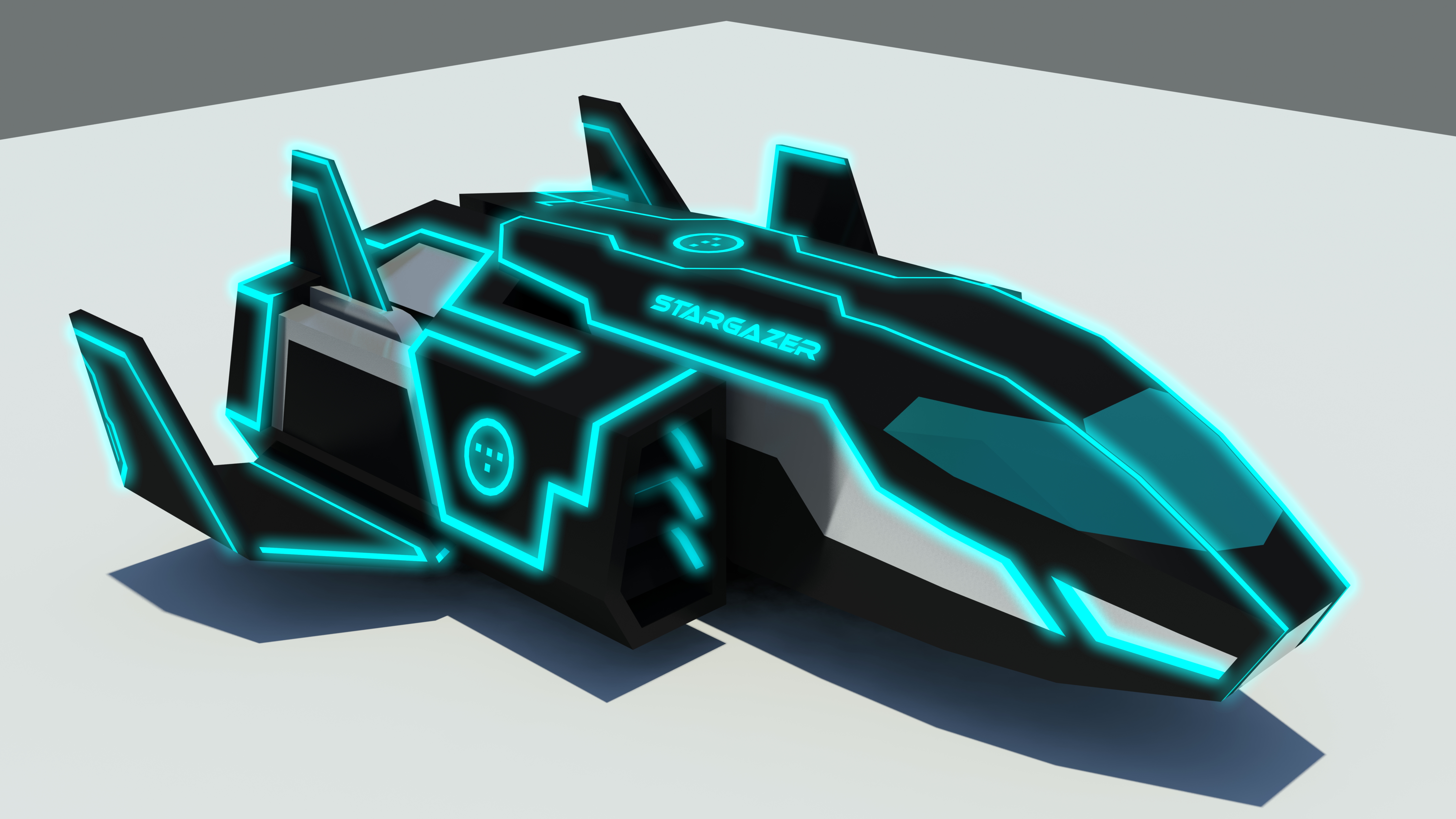 Tron textured core-fighter