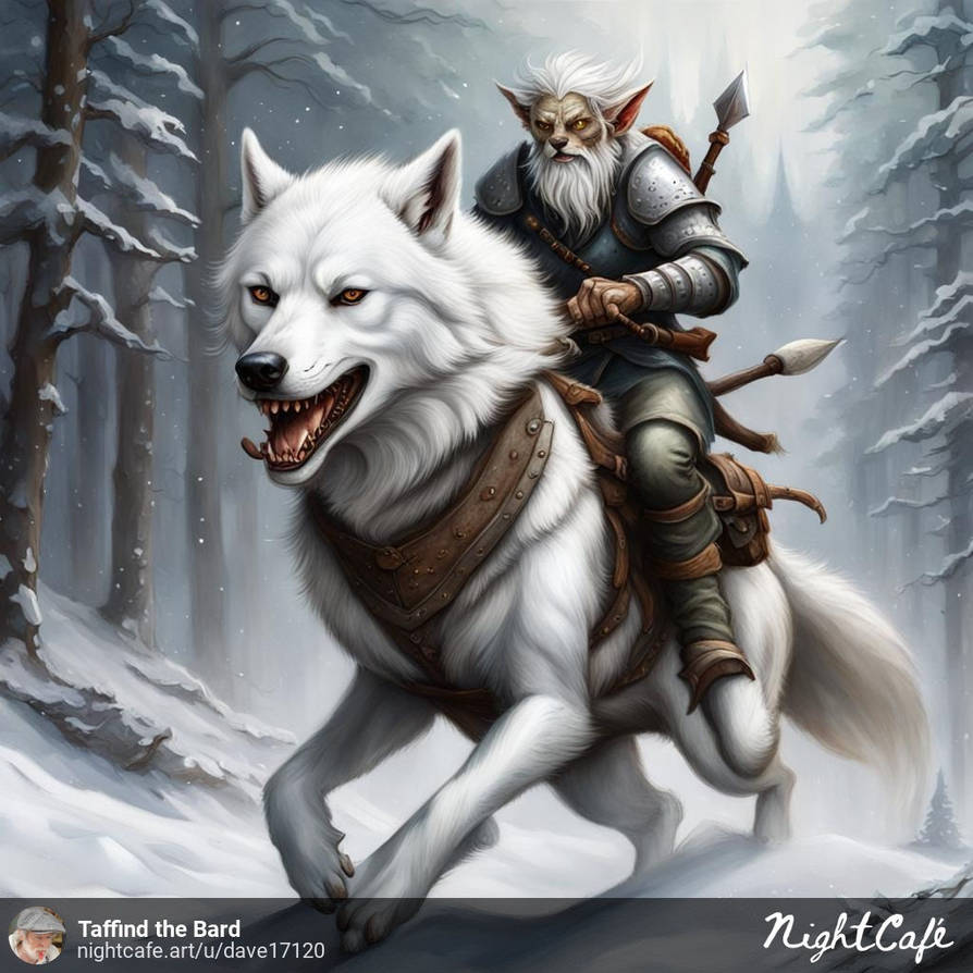 Ice Goblin Wolf Rider by dave17120 on DeviantArt