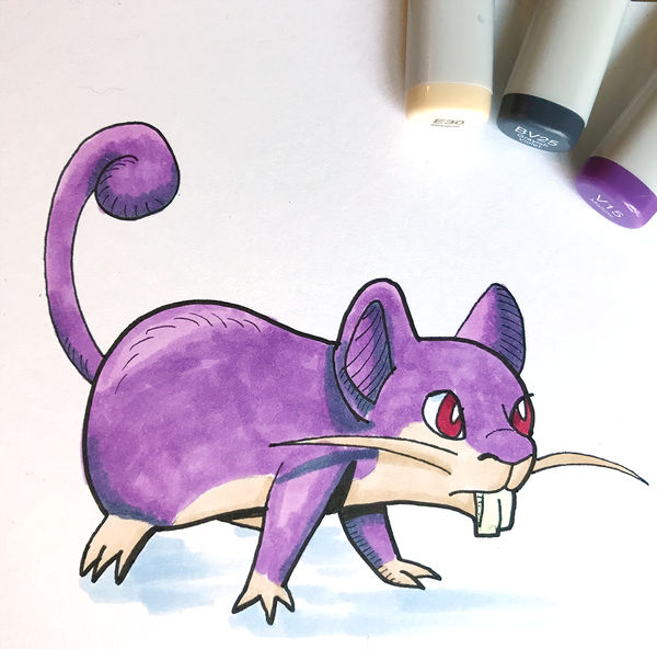 Rattata by KrispyMeat on DeviantArt