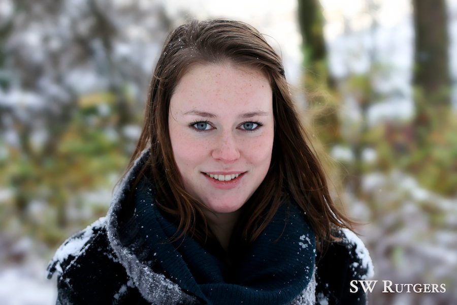 Portrait in the snow