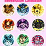 Possible Eeveelution pin collection