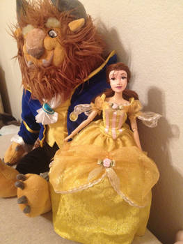 Disney Store Belle Repaint -- My first OOAK