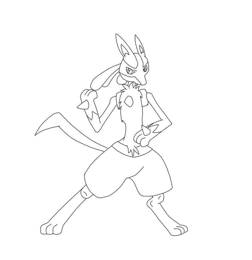 Guardian of Aura Line Art by BoltFraction on DeviantArt