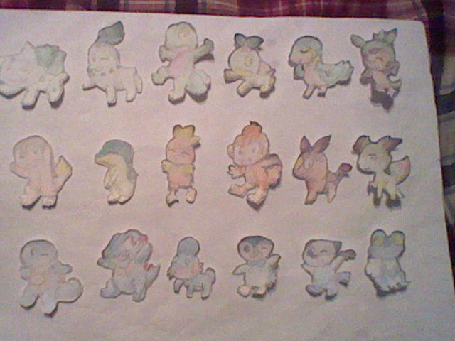 Pokemon Starter Stickers by Cocoafox895 on DeviantArt