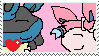 PKMN Legends: IyazXAnna support stamp by Cocoafox895