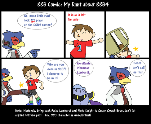 SSB comic: My Rant about SSB4