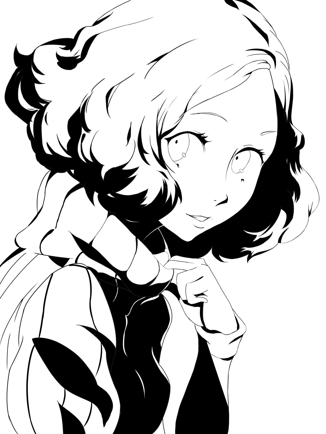 Persona 5 haru *WIP* by AdnanAmr on DeviantArt