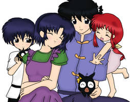 Ranma and Akane Family