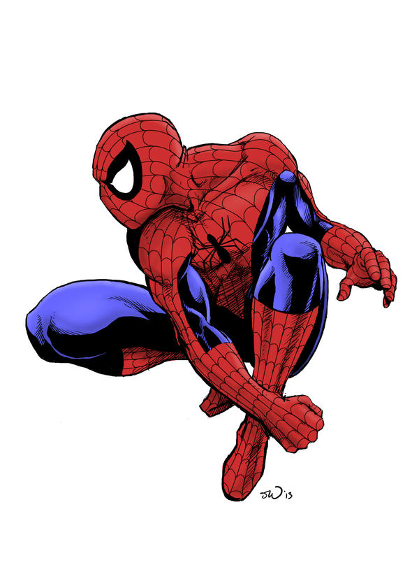the Amazing Spider-Man (coloured)