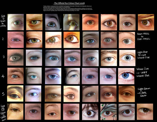 eye colour chart