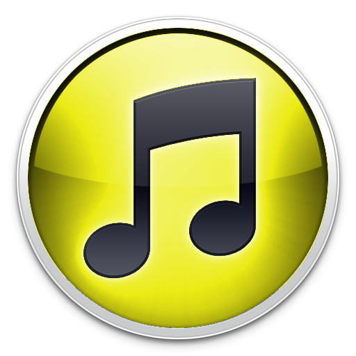 Yellow iTunes Icon