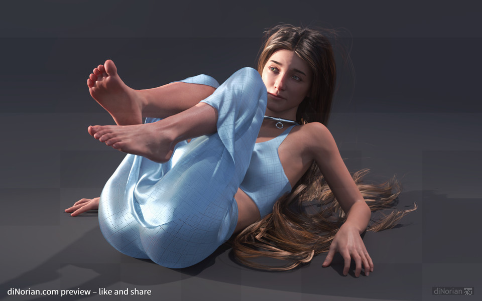 diNorian - Anjella Playful Skirt Side (dA)