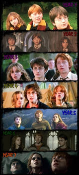 Harry Potter Through The Years