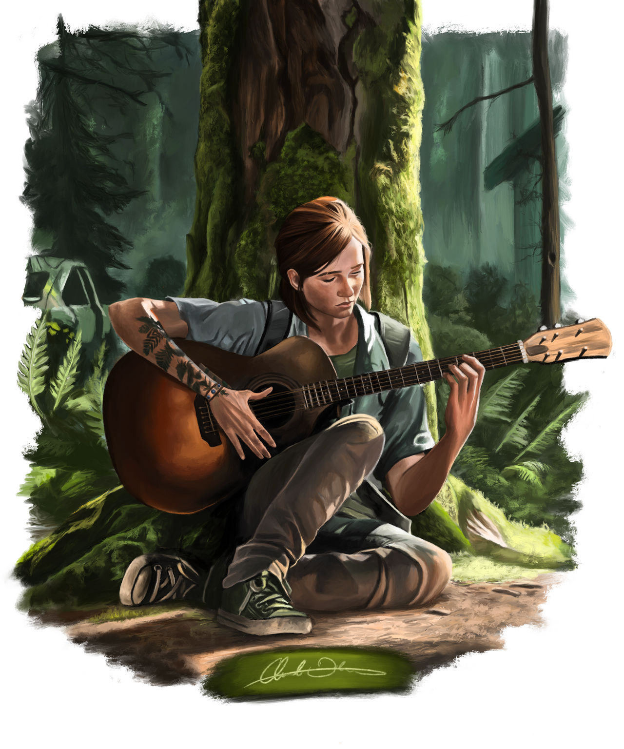 Ellie, Digital Painting