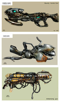 FARSCAPE CONCEPT ART_GUNS001